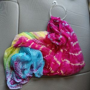 Colorful sheer Scarf